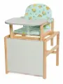 Стульчик для кормления Babyroom Матрешка Мята, дерево, размеры 87*43*60 см
