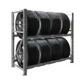 Стеллаж стационарный MS Pro для хранения 8 шин, колес, покрышек (120x135x61см)