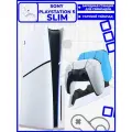 Игровая приставка Sony PlayStation 5 Slim с дисководом + 2й голубой геймпад и зарядная станция