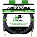 Аудио кабель MUZKABEL BRZMK3 - 3 метра, JACK (стерео) - JACK (стерео)