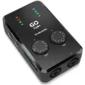 TC Helicon GO TWIN аудио/midi интерфейс для мобильных устройств, 2 входа XLR/Сombo Jack, питание USB или батареи 2 х АА