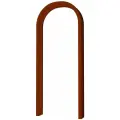 Арка Ахен шпонированная, красное дерево (МДФ)