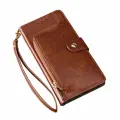 Чехол-книжка MyPads для Samsung Galaxy A50 / A30S / A50s / Самсунг А50 / А30s со шнурком (коричневый)