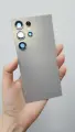 Крышка Samsung S24 Ultra , Премиум, титан со стеклом камеры