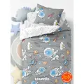 Детское постельное белье Василек ЮНИОР, Поплин, хлопок 100%, Космонавт