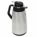 Термос-кувшин Домашняя Мода Сегежа, нержавеющая сталь, узкое горло, 15х15х33,5 см, стеклянная колба, 1,75 л