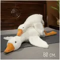 Мягкая игрушка обнимашка для девочек и мальчиков Гусь 80 см / мягкие игрушки подарок для девочки / подушка антистресс