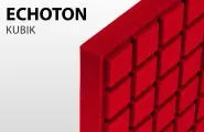 Акустическая панель ECHOTON Kubik красный