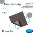 Atrauman Ag (Атрауман Аг) - Стерильная мазевая повязка покрытая серебром, 10 см х 20 см, 3 шт.