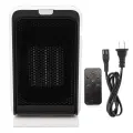 Портативный космический обогреватель 1000 Вт, быстрый нагрев, настольный небольшой нагреватель и охлаждающий нагреватель, осциллирующий электрический обогреватель для спальни, офиса, белая вилка стандарта США, 110 В