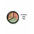 The Saem Трехцветный консилер для маскировки недостатков кожи 13,5 г Cover Perfection Triple Pot Concealer, оттенок 10 Tan