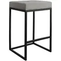 Стул полубарный SOHO, черный, серо-бежевый