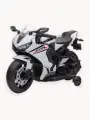 Детский Мотоцикл NovaKIDS Honda CBR 1000RR (лицензия) Белый + боковые колеса