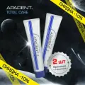 Зубная паста Apadent Total Care против кариеса и зубного налета, реминерализующая, Япония, 120 гр, Набор 2 шт.