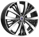 Колесный диск K&K Марвел 7.5x19 5*114.3 ET45 DIA67.1 Алмаз черный