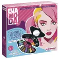 Набор детской декор. косметики Bondibon Eva Moda, BOX 17х17х4 см; тени для век-9шт.(7,2г), блеск для