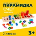 Детская развивающая Пирамидка Счёты