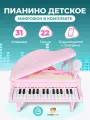 Музыкальное пианино детское TrendToys синтезатор с микрофоном