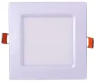Светильник светодиодный ультратонкий встраив. PPL-S 6Вт 4000К IP40 WH 120мм квадрат Jazzway JAZZWAY 5008229A (1 шт.)