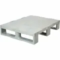 Сплошной паллет на 3-x полозьях, серый, 800х600х150 мм Тара. ру 07878
