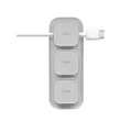 Uniq органайзер для проводов POD Magnetic organizers (3 buttons + Base) Light grey (POD-GREY)