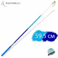 Палочка PASTORELLI Glitter многоцветная 59,5см. 02238 Бело-Изумрудно-Синяя с голубым держателем FIG