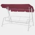 Тент Удачная Мебель для качелей на липучках, винный, текстиль, 240х146см
