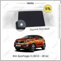Шторки на автомобиль солнцезащитные KIA Sportage 3 Кроссовер 5дв. (2010 - 2016) на задние двери 5%, сетки от солнца в машину КИА спортейдж, Каркасные автошторки Premium