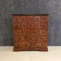 Аптекарский комод от DOMKORLEONE, 19-ть ящиков, красное дерево (mahogany wood), цвет орех HP (коричневый)