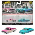 Машинка коллекционная Mattel Hot Wheels Premium 2 Pack HBL96-1975 Datsun Sunny Truck (B120) & Custom 93 Nissan Hardbody (D21)