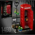 Конструктор Красная лондонская телефонная будка 1460 деталей