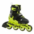 Детские раздвижные ролики Rollerblade Microblade - Black/Neon Yellow р. 28-32