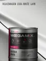 Базовая эмаль Volkswagen Cool White LA9B, 850 мл, Краска автомобильная, базисная под лак, MEGAMIX