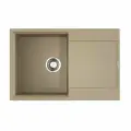 Кухонная мойка с крылом OMOIKIRI Daisen 78T-CH, искусственный гранит/шампань