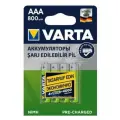 Аккумулятор Ni-Mh 800 мА·ч 1.2 В VARTA Recharge Accu Power 800 AAA, 4 шт.
