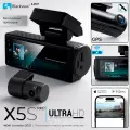 Видеорегистратор Blackview X5S PRO: 4K Ultra HD+GPS, Wi-Fi, 2 камеры, штатное подключение, новинка 2025