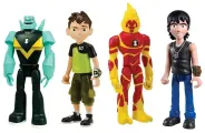 Фигурки Playmates TOYS Ben 10 Человек-огонь, Бен 10, Алмаз, Кевин 11, 76711