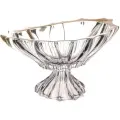 Ваза для фруктов Ладья 36,5 см н/н Aurum Crystal Plantica /Отводка золото / 244521