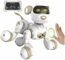 Роботы - собаки и кошки AMWELL Радиоуправляемая собака-робот Smart Robot Gold Dog ''Dexterity'' - AW-18011-GOLD