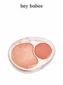 Двойные мягкие румяна с муссовой текстурой fwee Mellow Dual Blush CR01 Juicy Smile