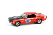 Модель коллекционная GREENLIGHT Ford mustang gt coupe #68 charlie henry race car 1968 (длина модели 6-10 см)