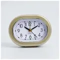 Будильник Кантик с подсветкой, 10 х 7.5 см золотой 720768