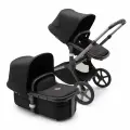 Коляска 2в1 Bugaboo Fox 5 Graphite, цвет Midnight Black (Чёрный), артикул производителя 100051055