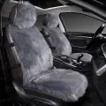 Накидка на сиденье PSV Mutton Extra FRONT искусственный мех тесно-серый (1 шт.)