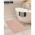 Коврик 50х80см для ванной комнаты нескользящий универсальный розовый