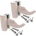 ASKON Кронштейн для секционных радиаторов регулируемый белый (комплект 4 шт)
