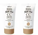 Belita СС-Крем для лица MILK LINE Сияние совершенства 10в1, SPF 15, Протеины молодости, 30 мл, 2шт