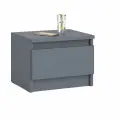 Тумба прикроватная Мори ТПМ400.1 цвет графит, ШхГхВ 40,4х34,6х30 см