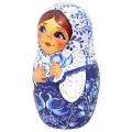 Чай Get&Joy Матрёшка - С птицами, синяя, жесть, 50 гр.