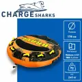 CHARGE SHARK - Буксируемый баллон-ватрушка Brave лежачая 3 места